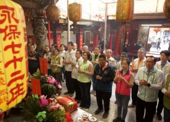 影音/彰化加速、幸福耀進! 陳素月均衡南北祈福車掃