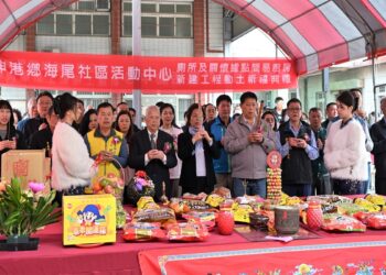 斥資1,070萬 伸港鄉海尾社區廁所及簡易廚房新建舉行動土