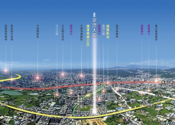 桃園新站X捷運綠線,交通利多匯聚「京澄・大盈」擘畫自然共生X全齡共享的森態大城