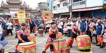 彰化新港十八庄送大爐 祈求媽祖護佑平安