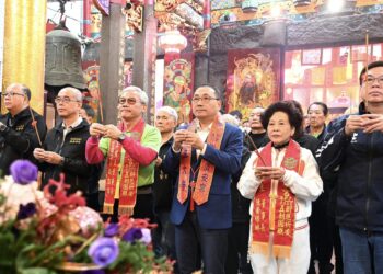 南北大帝徒步賜福!樹林濟安宮圓醮遶境盛大舉行 侯友宜親臨祈求國泰民安