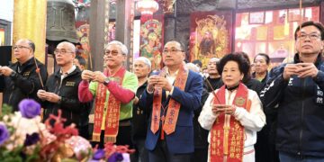 南北大帝徒步賜福!樹林濟安宮圓醮遶境盛大舉行 侯友宜親臨祈求國泰民安