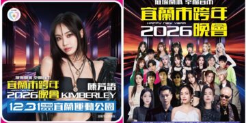 《2026璀璨蘭城 幸福宜市》跨年卡司　王ADEN改由陳芳語演出
