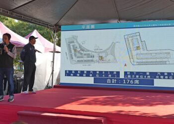 斗六水岸公園停車場動工 緩解周邊停車困擾