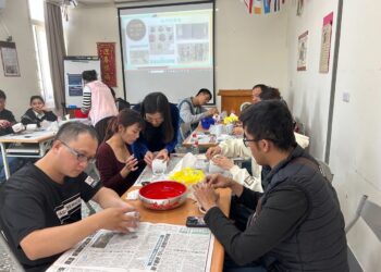 新住民家庭共製對杯增溫情  甜蜜轉印一輩子