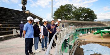 優化羅東棒球場 代理縣長視察工程進度