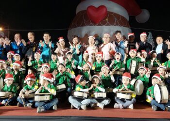 影音/2025田中光影聖誕踩街嘉年華 首發「幸福許願馬」讓你夢想成真