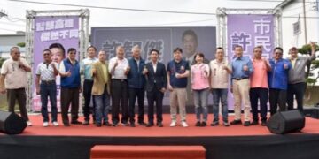 民進黨市長初選人許智傑路竹天后宮政策說明會吸引大批民眾 擘劃北高雄智慧產業新願景