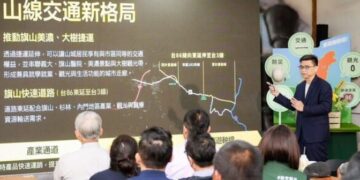 賴瑞隆18日召開「大高雄願景系列三」記者會　端出東高雄願景