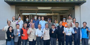 榮家戶外公共藝術「田中組曲」 隆重舉辦感恩揭幔儀式