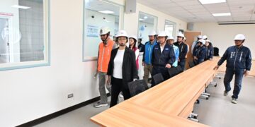 王惠美視察和美鎮污水下水道工程 盼完工後提升居住品質