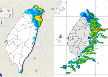 影音/1209大雨特報! 宜蘭、基隆北海岸及臺北山區有局部大雨