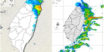 影音/1209大雨特報! 宜蘭、基隆北海岸及臺北山區有局部大雨