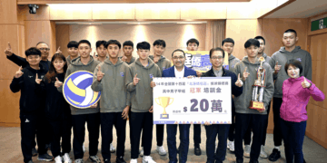 新北華僑高中男排隊展驚人戰力     北港媽祖盃排球賽強勢封王