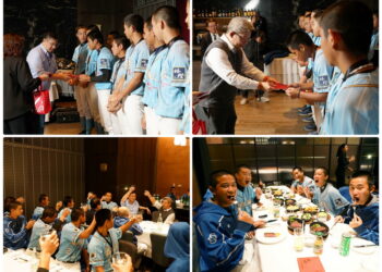 狂賀!羅工棒球隊勇奪黑豹旗亞軍 兩基金會董事長請吃頂級牛排+頒發大紅包