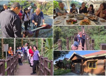 影音/好友相偕暢遊古坑華山 喝咖啡啖美食人生一樂也!