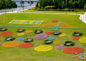 春節搶客!淡水將捷金鬱金香酒店祭出4,000支風車造景超好拍！