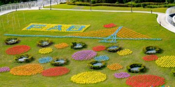 春節搶客!淡水將捷金鬱金香酒店祭出4,000支風車造景超好拍!