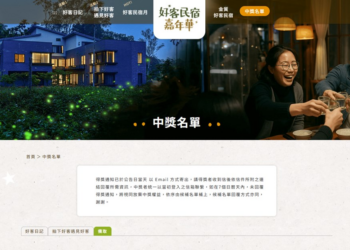 「好客民宿嘉年華」全台巡迴圓滿落幕！ 吸引近4,000人次參與，線上抽獎得獎名單公布