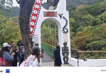 原住民族文化園區彩虹及觀流雙吊橋1/25正式啟用　見證原鄉旅遊新里程　