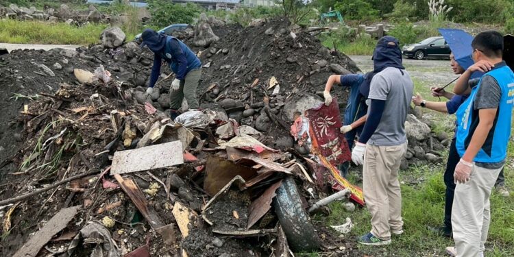 濁水溪河段遭倒廢棄物  四河川分署配合環保機關偵辦打擊不法