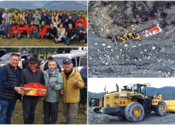 影音/歷經近一個月艱險降挖 馬太鞍溪堰塞湖幾已見底 潛在風險大幅降低