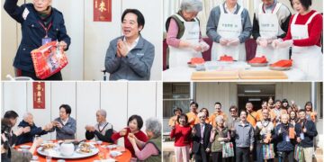 寒冬助老拜早年 總統賴清德與獨居長輩圍爐