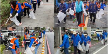 礁溪迎新年 鄉長率同百餘人上街大掃除