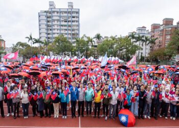 千人攜手熱情參加 「蘆竹115年元旦升旗典禮」