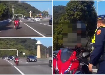 影音/機車誤闖國5 騎士吃罰單