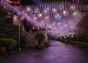 2026 淡水櫻花季 1/29 浪漫登場！天元宮攜手繪本藝術家「幾米」打造光櫻繪夢