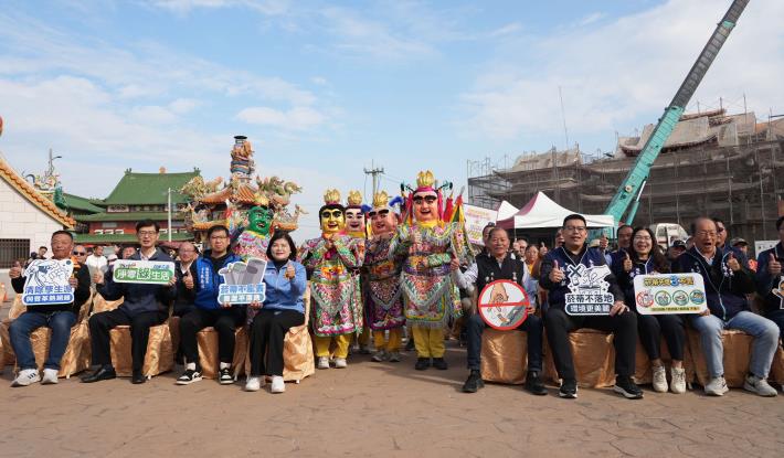 縣長張麗善呼籲鄉親一同加入清潔行列，展現雲林最美好的城市風貌。