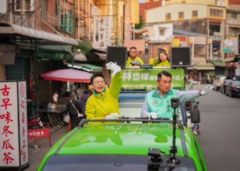 延續鳳山造勢氣勢　市長初選人林岱樺車掃喊話：把承諾做成制度