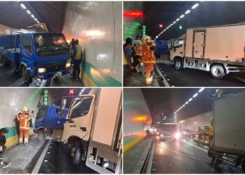 影音/國5彭山隧道車禍 2人受傷送醫