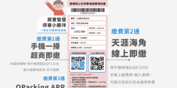屏東智慧停車再升級　手機掃繳停車更便利