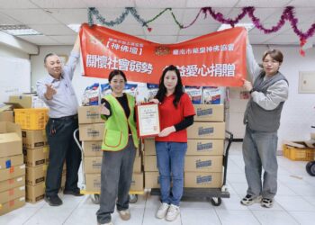 信仰化作營養暖流！盤古藥皇廟攜手企業　送600包營養品至創世五區助弱勢