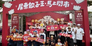 勝利星村年貨市集熱鬧滾滾 香菜手工餃奪屏東餃子王