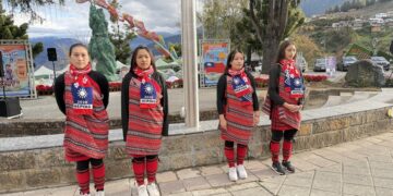 迎接2026嶄新一年　梨山升旗典禮在晨曦中隆重登場