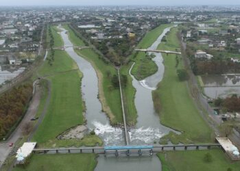 營造安農溪優質遊憩環境  縣長視察安農溪橋梁建置工程