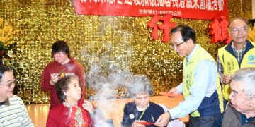 彰化市寒冬送暖關懷獨居長者 舉辦圍爐餐會活動