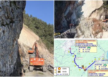 影音/持續崩落土石擴災 北橫明池路段延後搶通