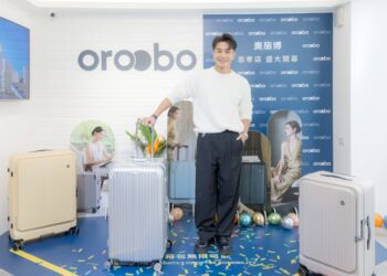 時尚與機能並進   OROOBO行李箱東區登場   郭彥均示範實走亮相