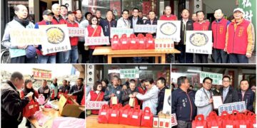 影音/給獨老澎湃好過年 簡松樹攜手團膳公司送年菜