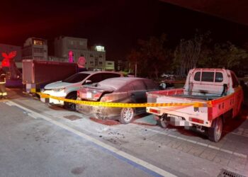 林邊火車站外縱火釀車損 嫌犯持刀搶超商遭逮