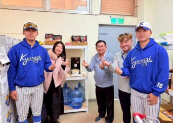 彰化永靖棒球場接軌國際　鄉長魏碩衛推動場地優化引韓國高中隊移地訓練