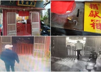 影音/趁著大過年偷香油錢！ 夏姓竊賊被逮究辦