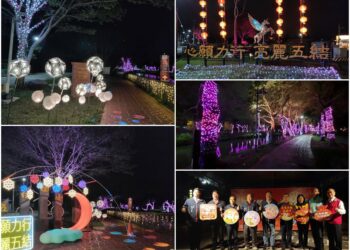 點亮農曆春節燈飾造景　五結散發濃濃年味