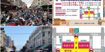 影音/熱鬧辦年貨 宜市南北館市場2/14-16封街