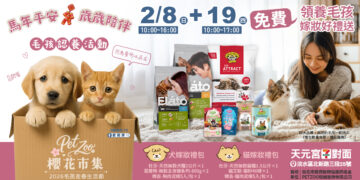 賞櫻、認養一次滿足！淡水天元宮「幸運毛寶認養會」2/8 登場     初三加碼寵物平安燈